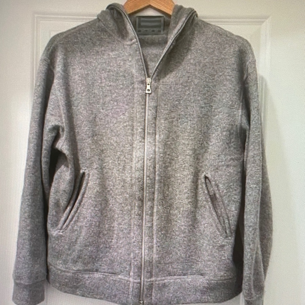 Etro Gray Zip Up Sweater
